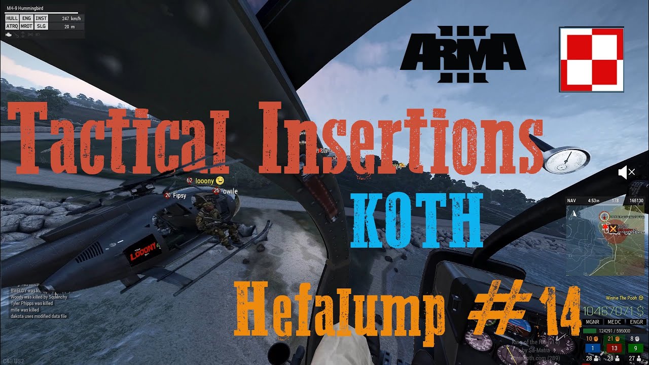 My Best Tactical Insertions FPP Arma 3 KOTH