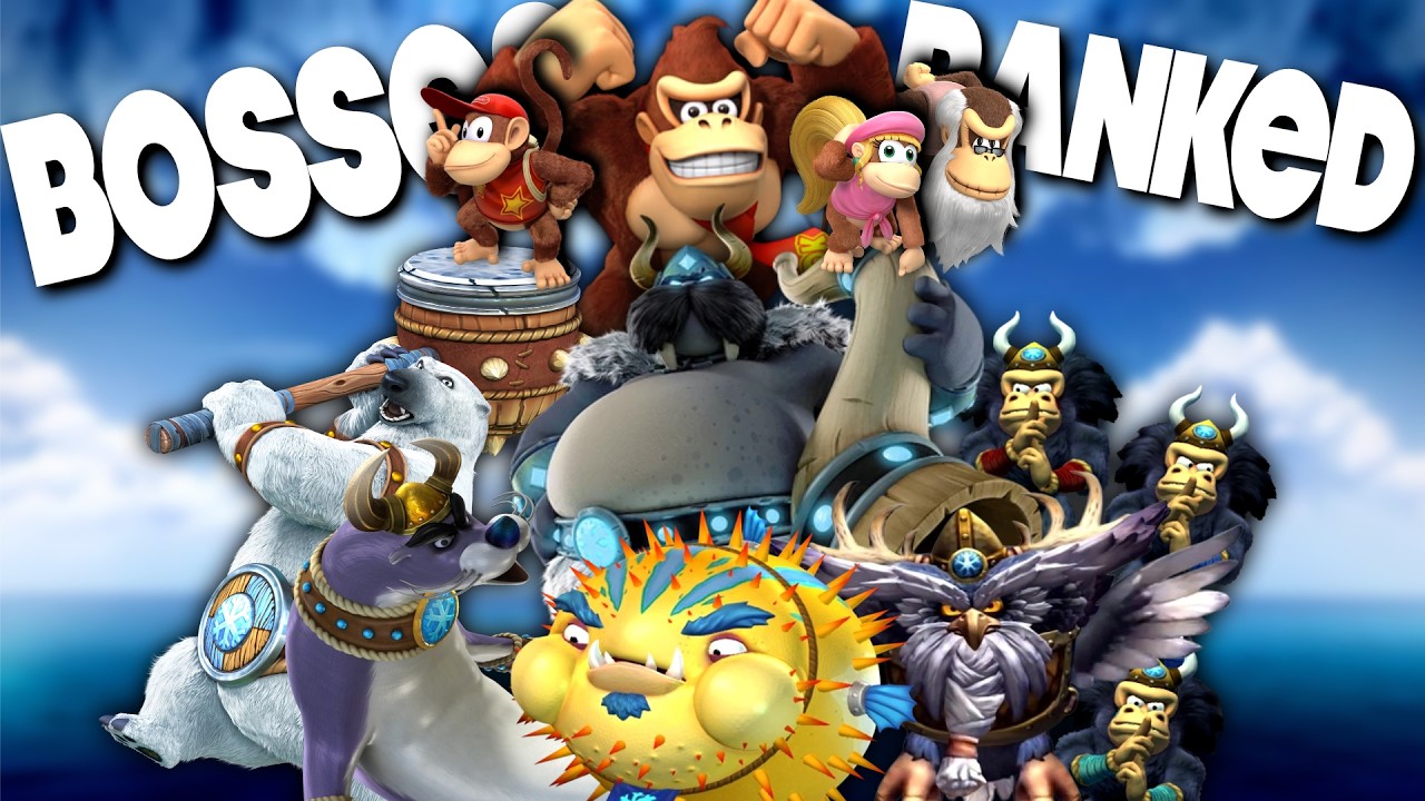 EVERY Donkey Kong Country Tropical Freeze Boss RANKED Worst to Best!