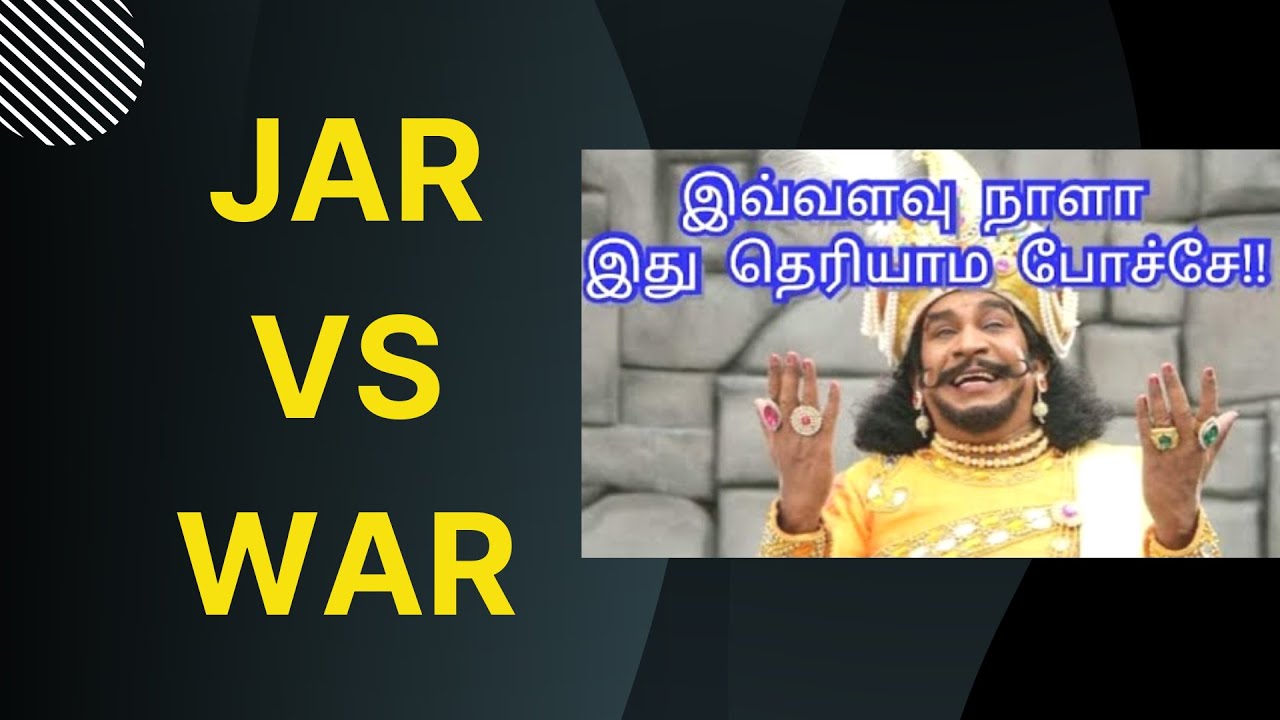 🔴 Difference between JAR and WAR | Akshay Pk | in Tamil