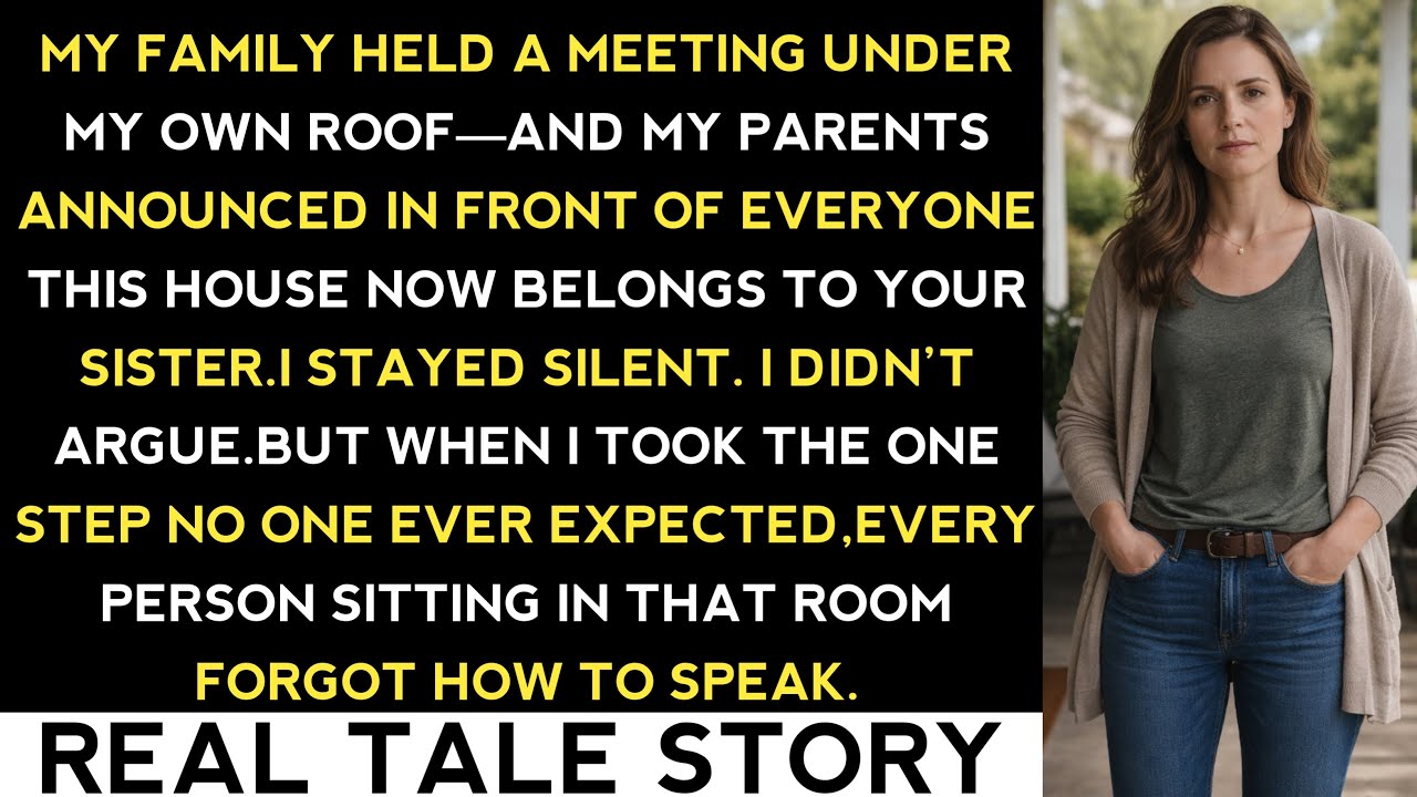 MY FAMILY SAID MY HOUSE BELONGS TO MY SISTER—BUT THE STEP I TOOK LEFT THE WHOLE ROOM SPEECHLESS