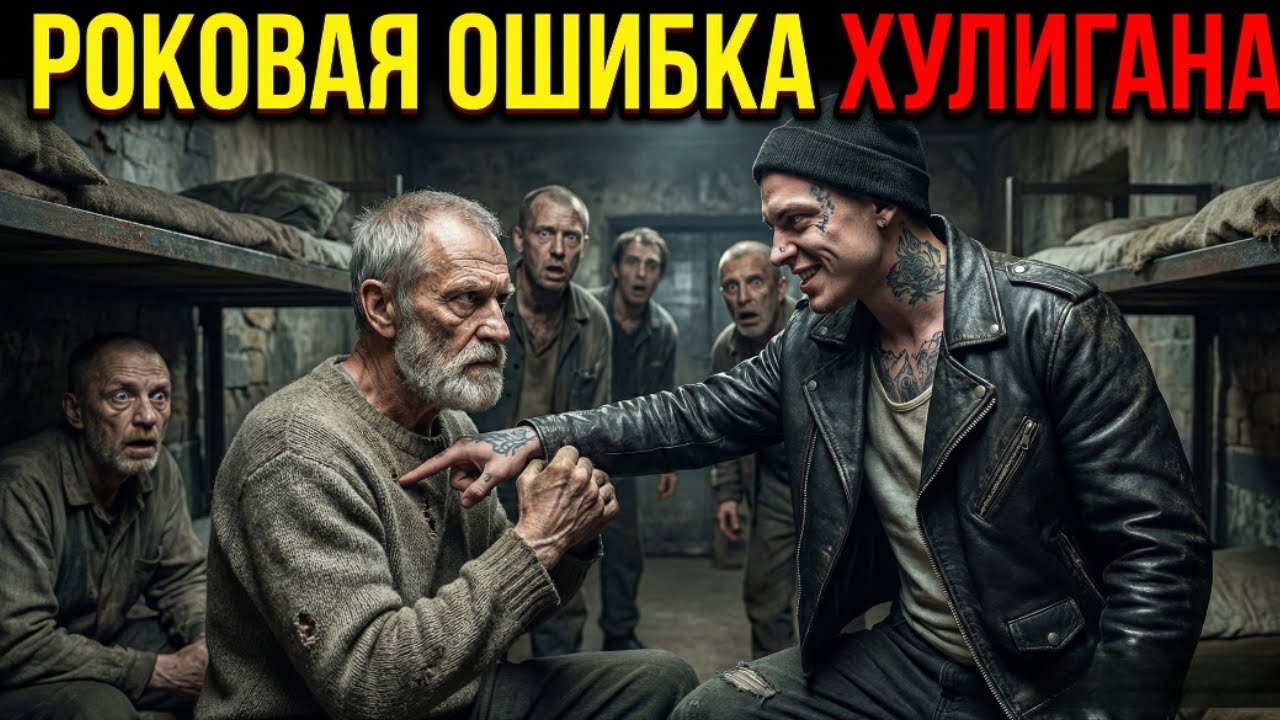 Тюремный хулиган издевался над стариком… не зная, КТО он на самом деле
