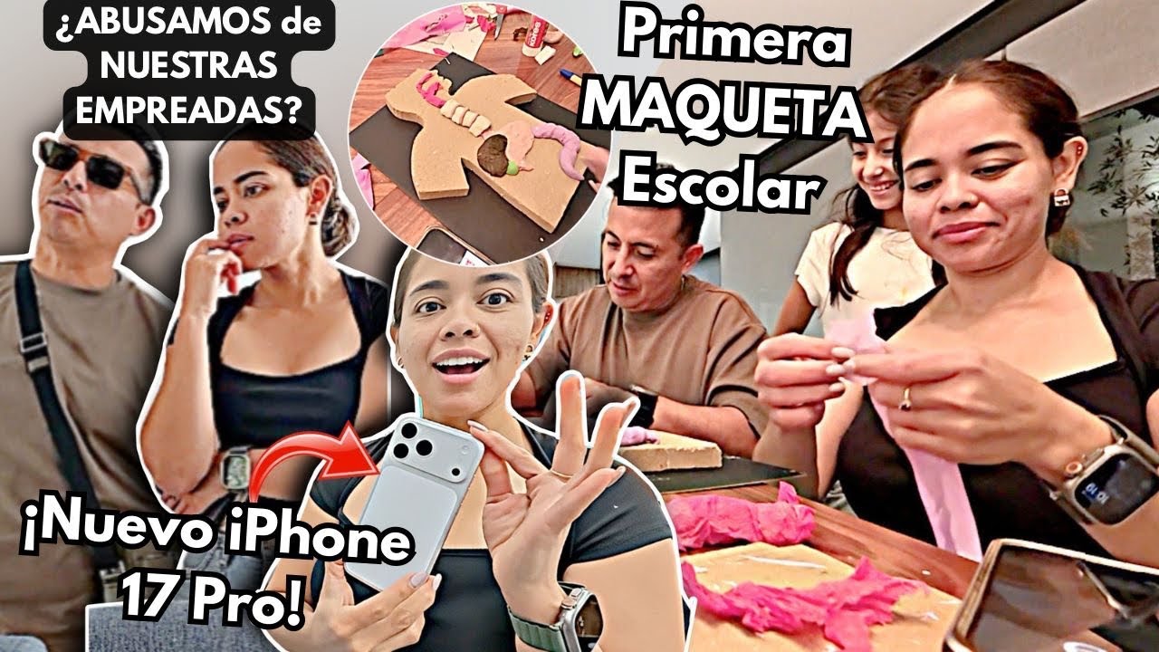Somos MALOS PATRONES! | &iquest;Abusamos a EMPLEADAS? | Ya tengo IPHONE 17 PRO | Primera Maqueta Escolar!
