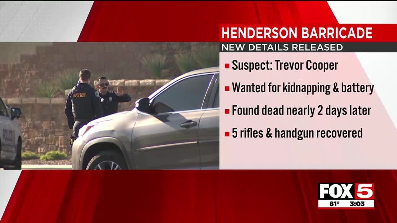 Henderson police seize multiple weapons from house following days-long barricade