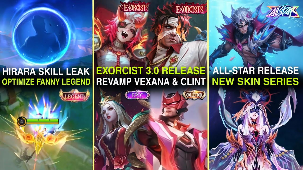 EXORCIST 3.0 RELEASE | REVAMP VEXANA &CLINT | ALL-STAR SKIN, OPTIMIZED LEGEND | NEW HERO HIRARA 