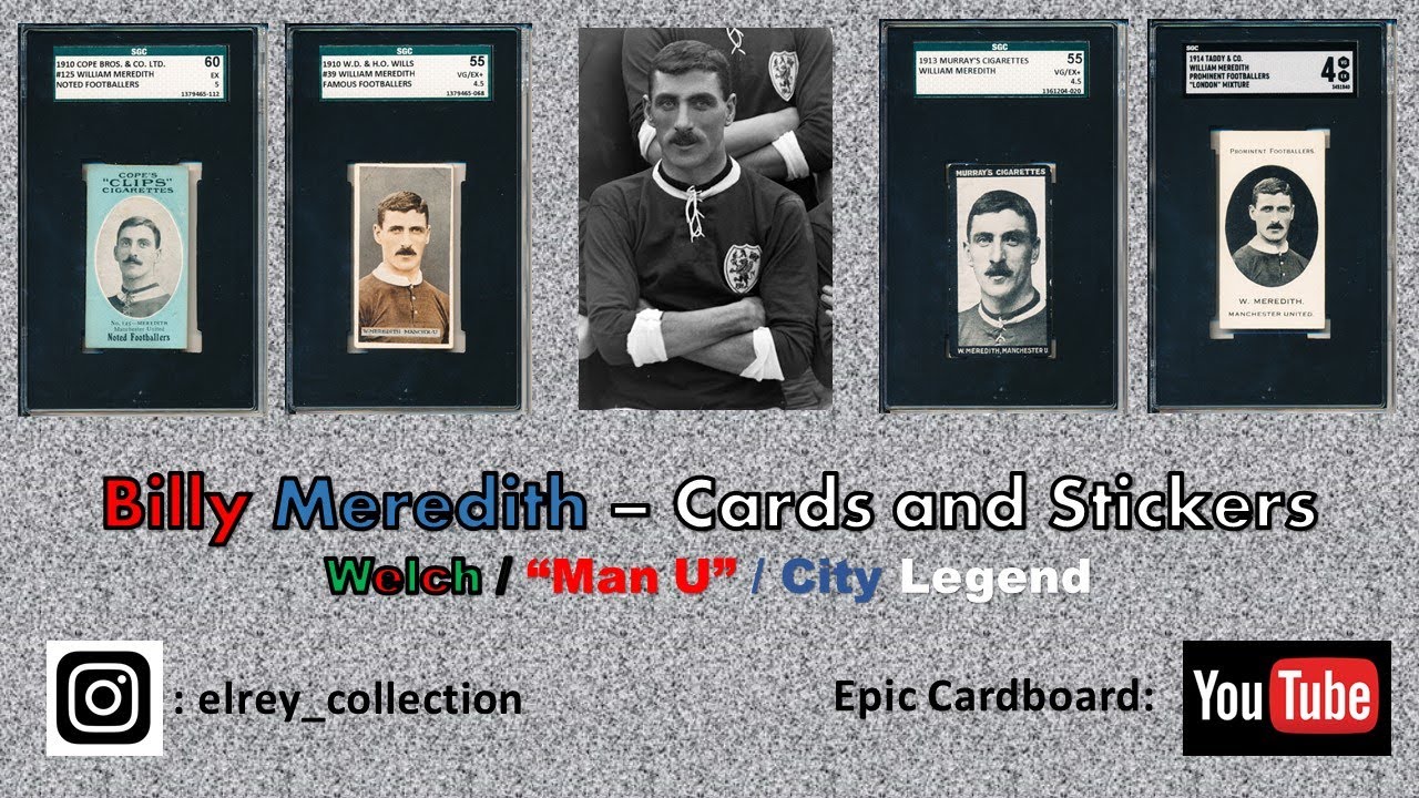 Billy Meredith Cards and Stickers