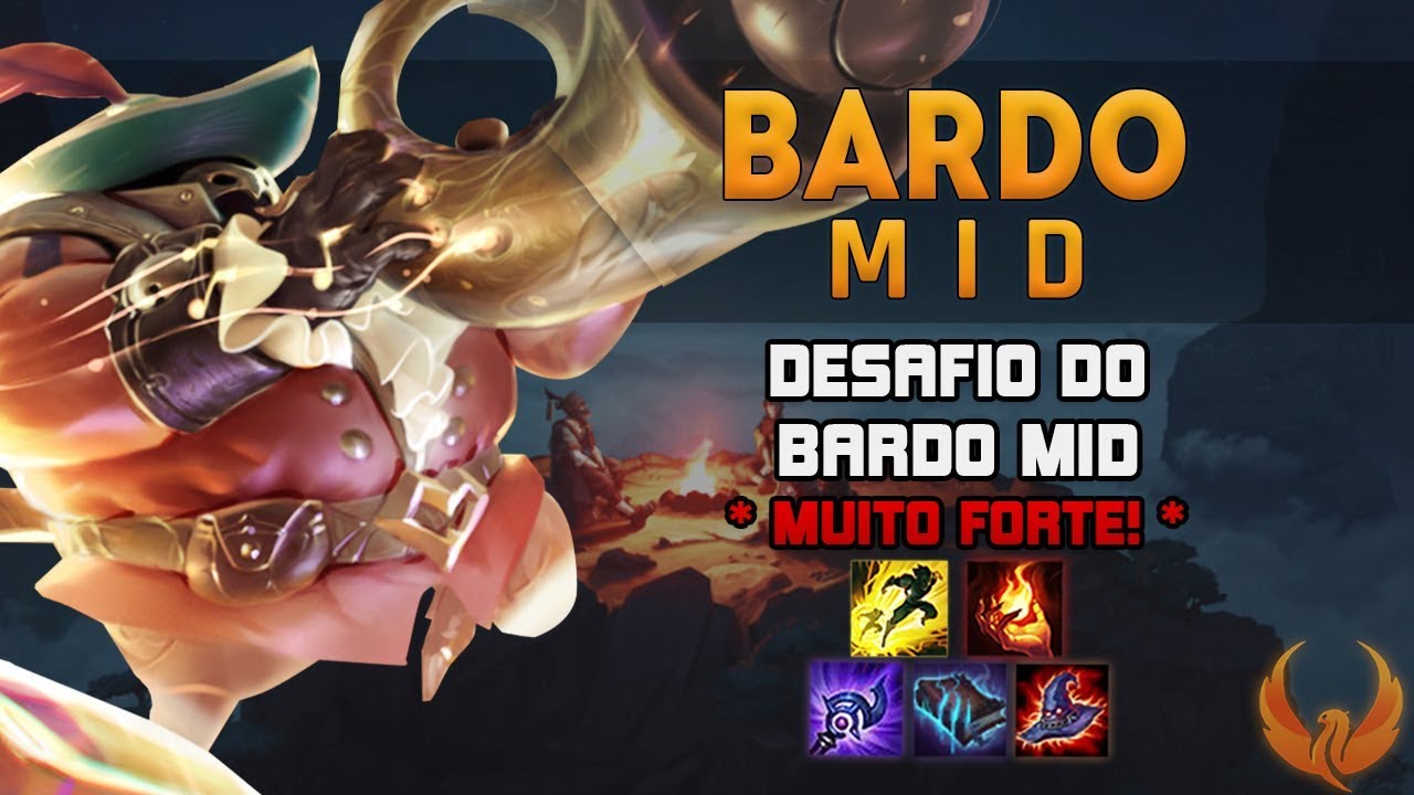 DESAFIO DO BARDO MID! *NUNCA PENSEI QUE FOSSE TÃO FORTE!* - BARDO MID GAMEPLAY [PT-BR]