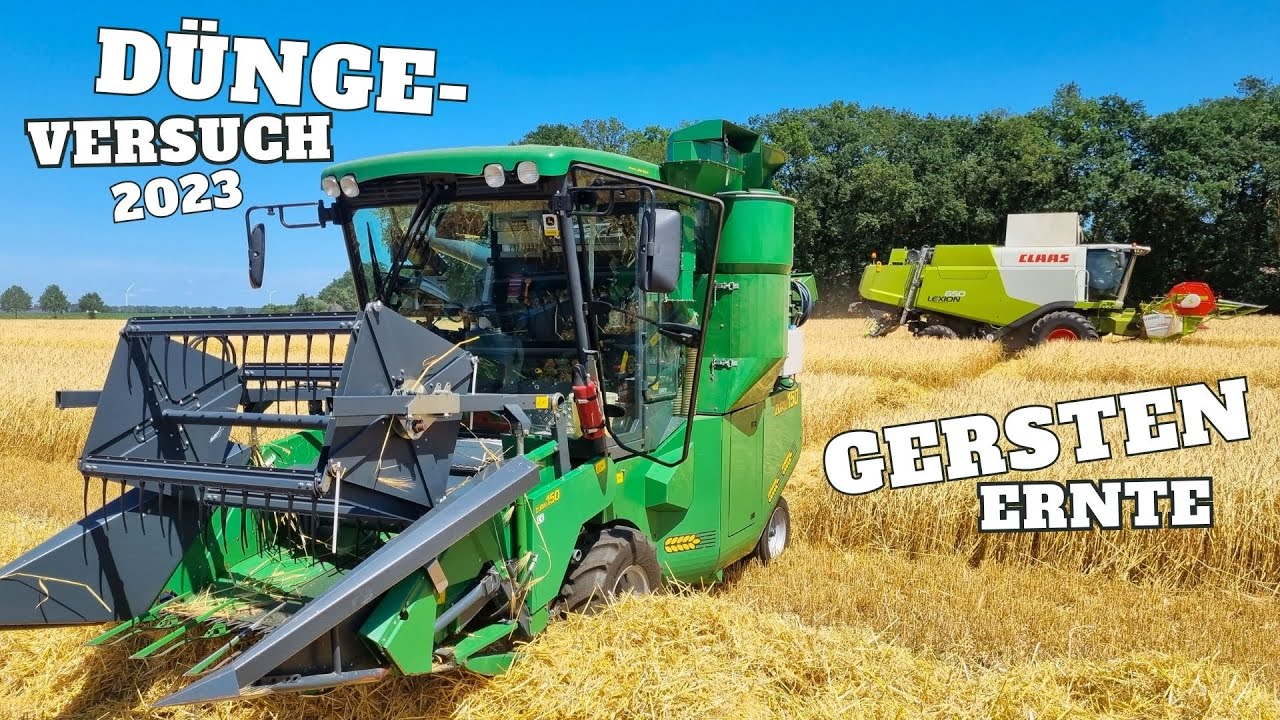 Weniger Dünger ABER gleicher Ertrag! Düngeversuch 2023 in der Gerste