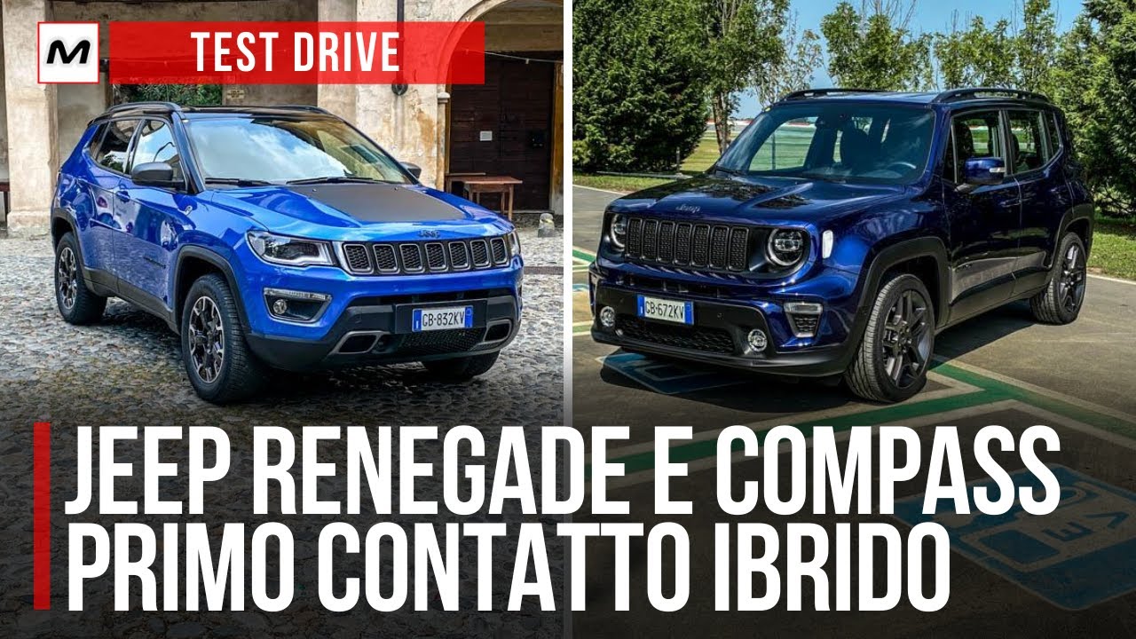 JEEP RENEGADE & COMPASS 4XE 2020 | Prima prova su strada con le nuove ibride plug-in