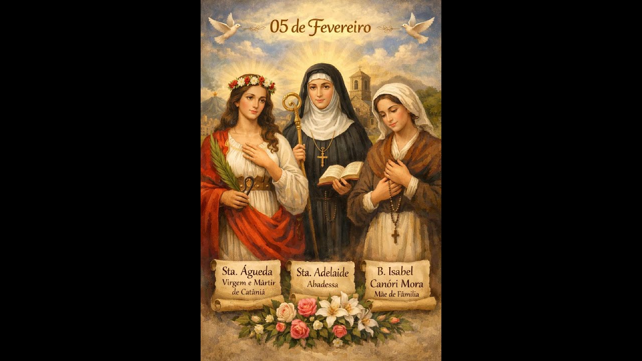 05/02 Dia de S. Águeda S. Adelaide e S. Isabel