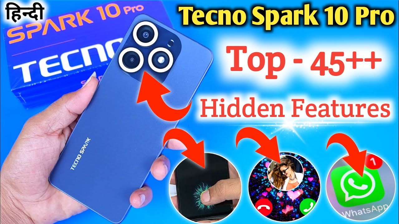 Tecno spark 10 pro Tips And Tricks | Tecno spark 10 pro 45+ Hidden Features | Tecno spark 10 pro