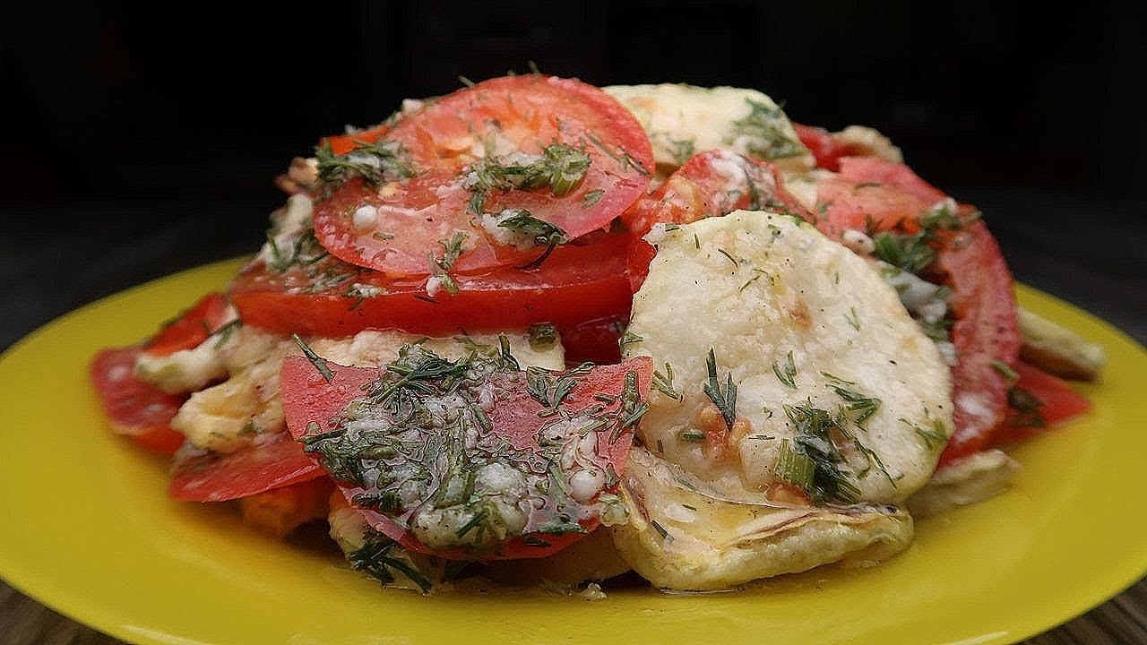 Нереальная вкуснятина из кабачков. Не просто вкусно, а очень вкусно! Кабачки с помидорками.