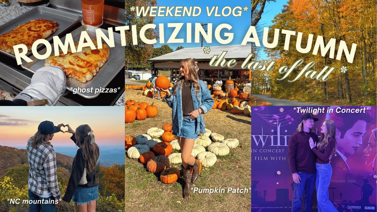 Romanticizing Fall One Last Time 🍁 Cozy Vlog + Twilight in Concert