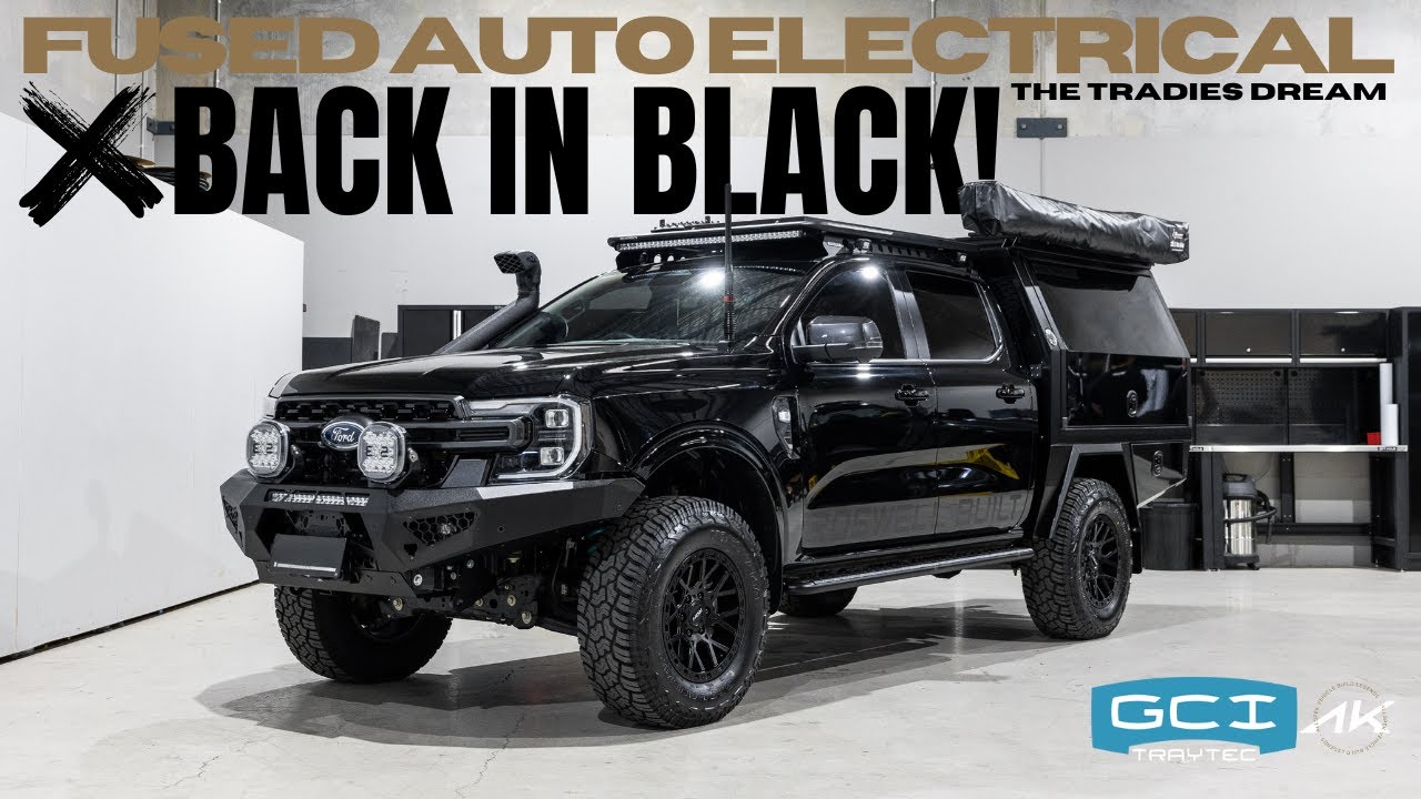 FORD RANGER BUILD - BLACK OUT - FULL WALKTHROUGH - THE TRADIES DREAM!