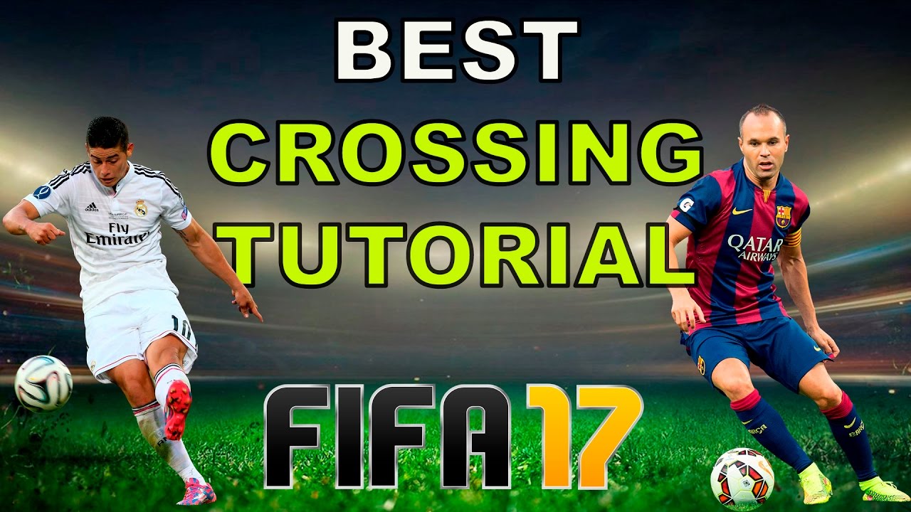 FIFA 17 CROSSING TUTORIAL - CRUZAMENTO RASTEIRO ÉPICO!!!