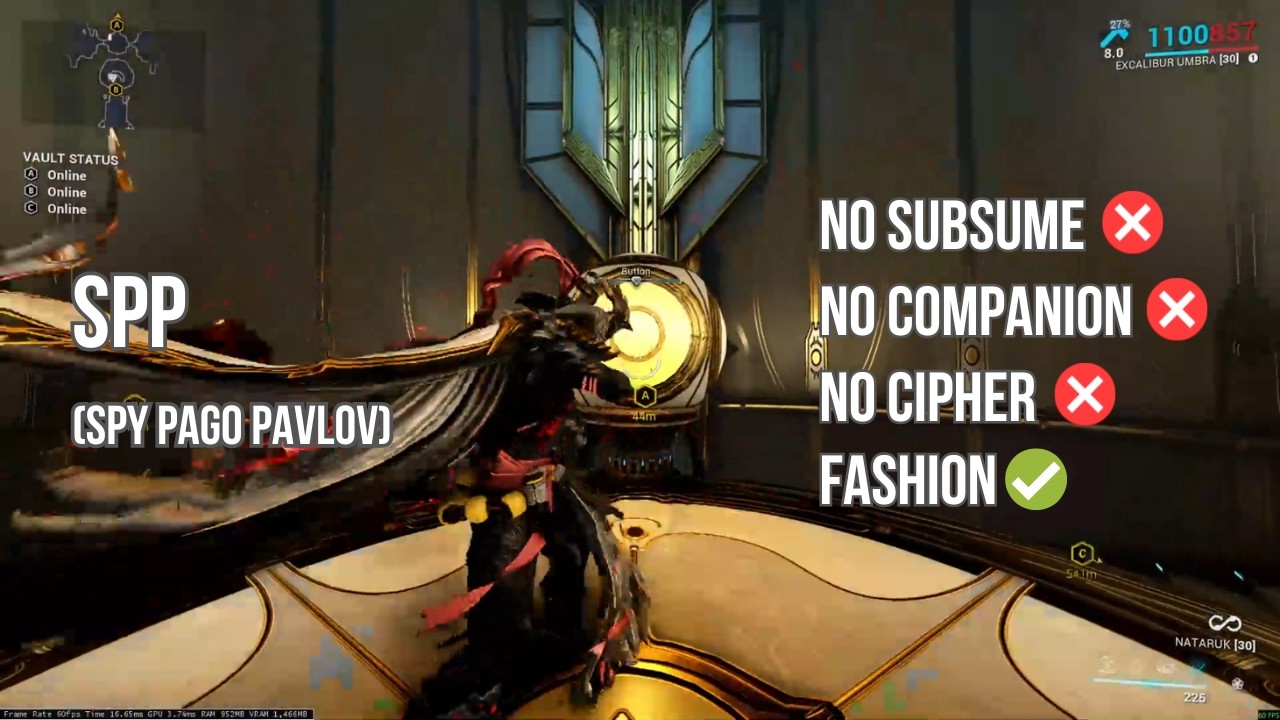 SPP Challenge (Spy Pago Pavlov) - Pavlov | Warframe