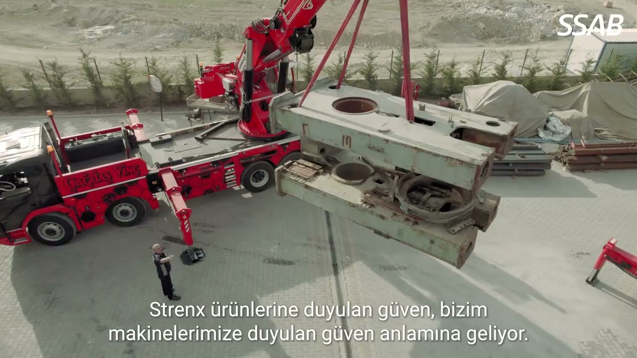 Türk vinç üreticisi Hidrokon, Strenx® ile daha hafif ve daha güvenli vinçler üretiyor