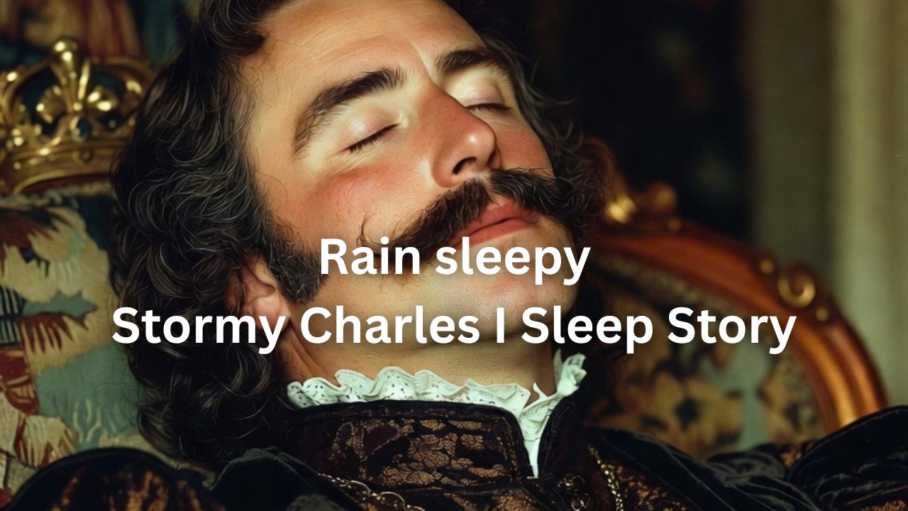 Sleepy Rain Charles I Sleep Story | ASMR Rain and Thunder Sounds for Sleep