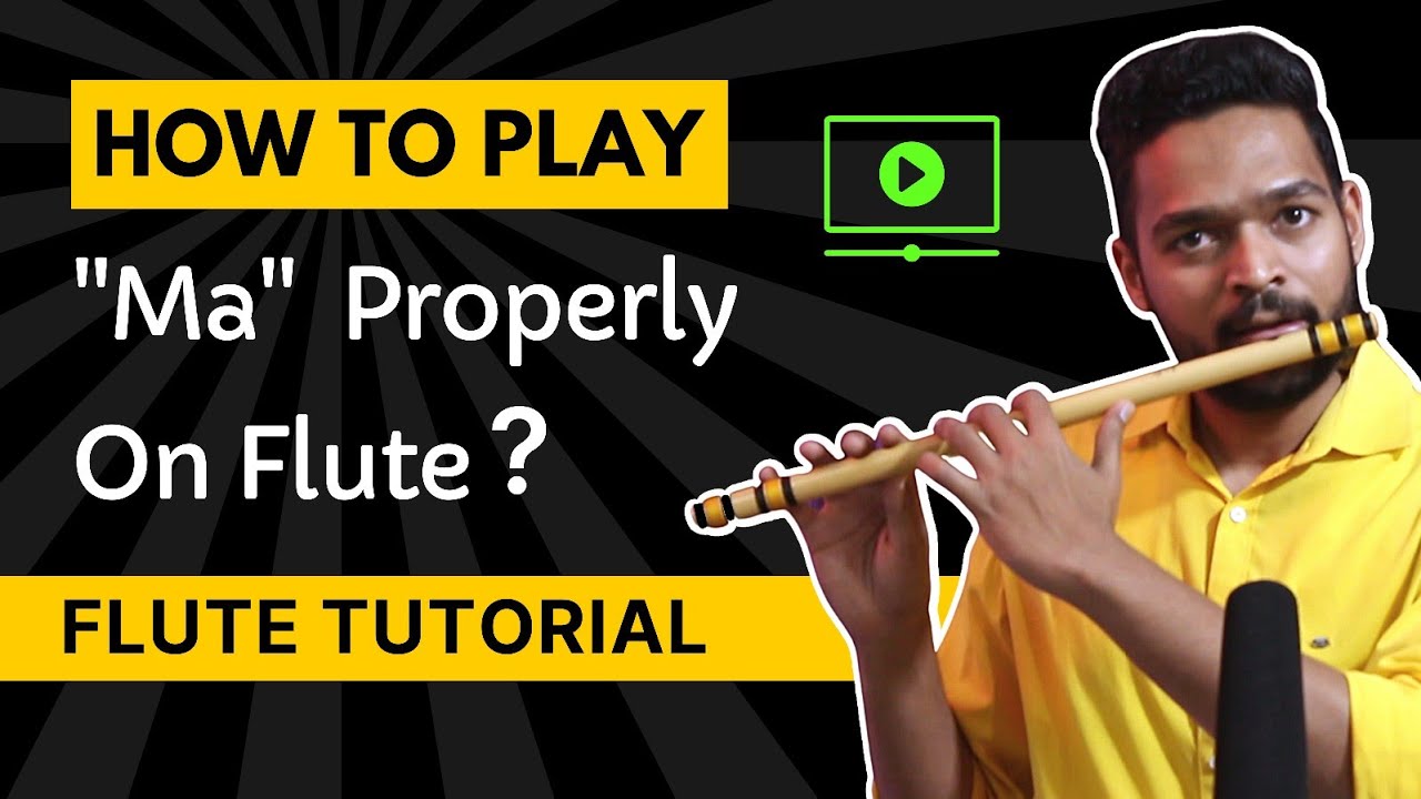 Beginner Flute Tutorial | How to Play Ma in Flute | How to Play Flute | Flute Guruji