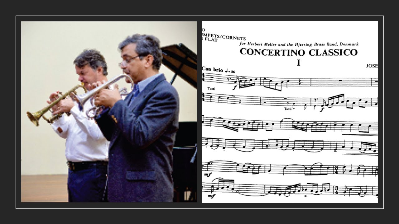 Concertino Classico I -Joseph Horovitz - [Heinz Karl Schwebel & Ayrton Banck)] (Trumpet Duet)