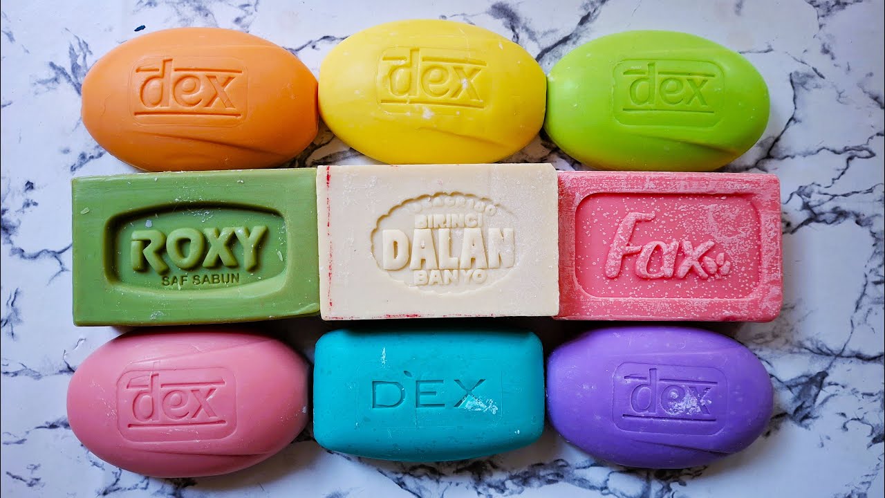 ASMR / COLORFUL DRY SOAP CUTTING / SOAP CARVING / Резка сухого мыла.