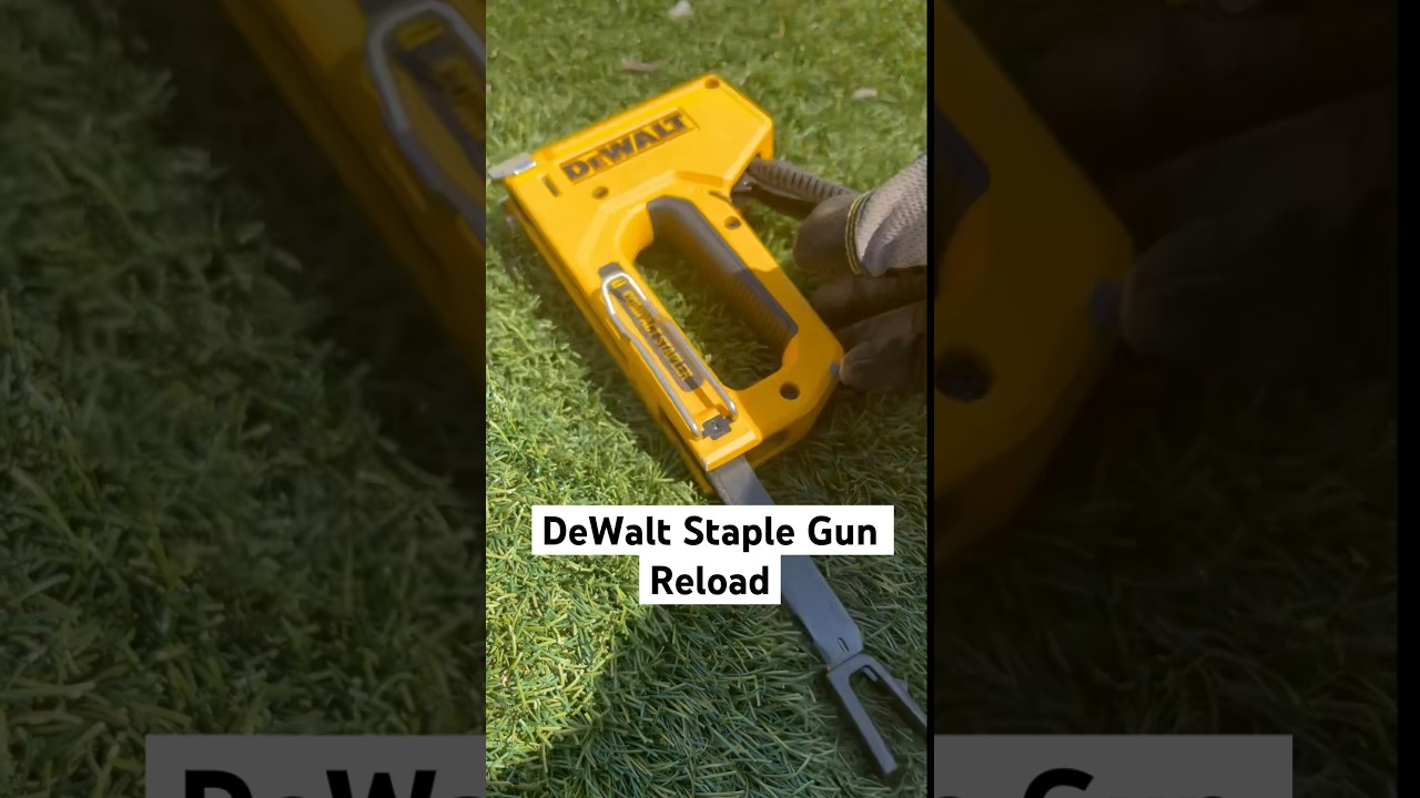 DeWalt Staple Gun Reload | Refill Stapler | #diy #tools #dewalt #realtor