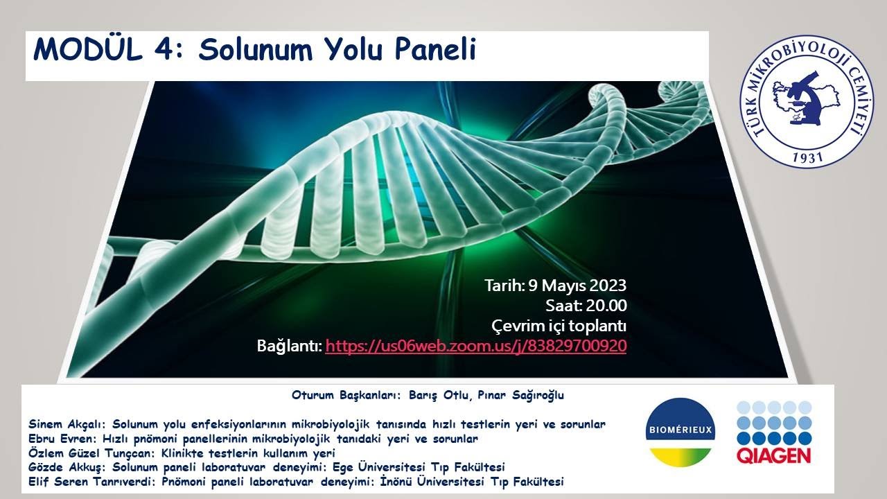 Sendromik Paneller Özel Etkinlik Serisi” Modül 4:  Solunum Yolu Paneli