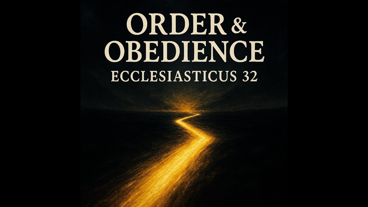 “Honor Through Order: The Wisdom of Ecc 32” #jesus #hebrew #uk #duet #love #faith #biblestudy #ghana