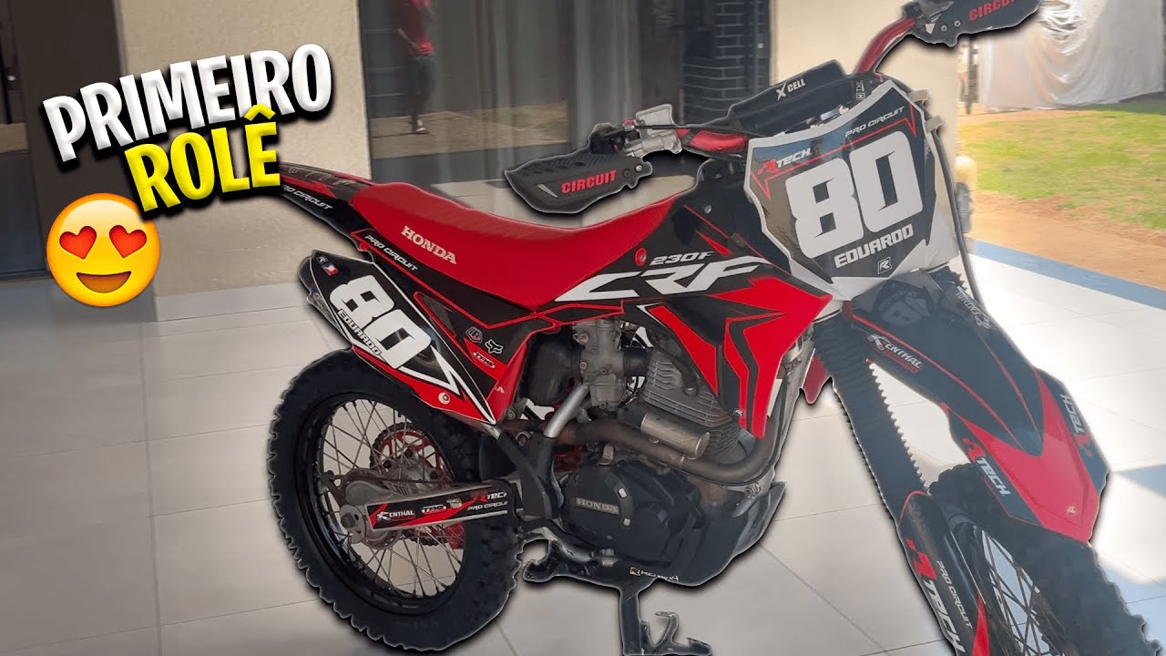 MEU PRIMEIRO ROL&Ecirc; NA CRF 230! PRIMEIRAS IMPRESS&Otilde;ES E REA&Ccedil;&Otilde;ES 😍
