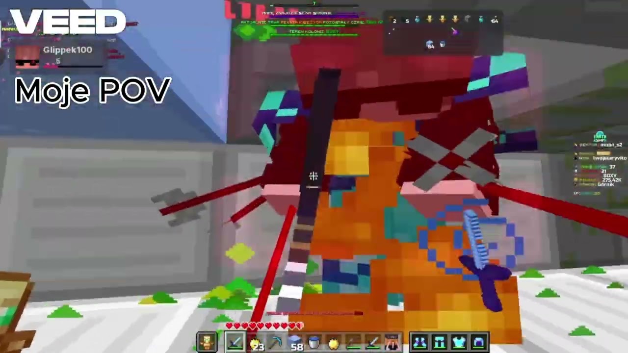 NAJLEPSZE DUO DOMINACJA KSIEZYCA REKRU:ON MONTAGE rapy.gg [earth smp]