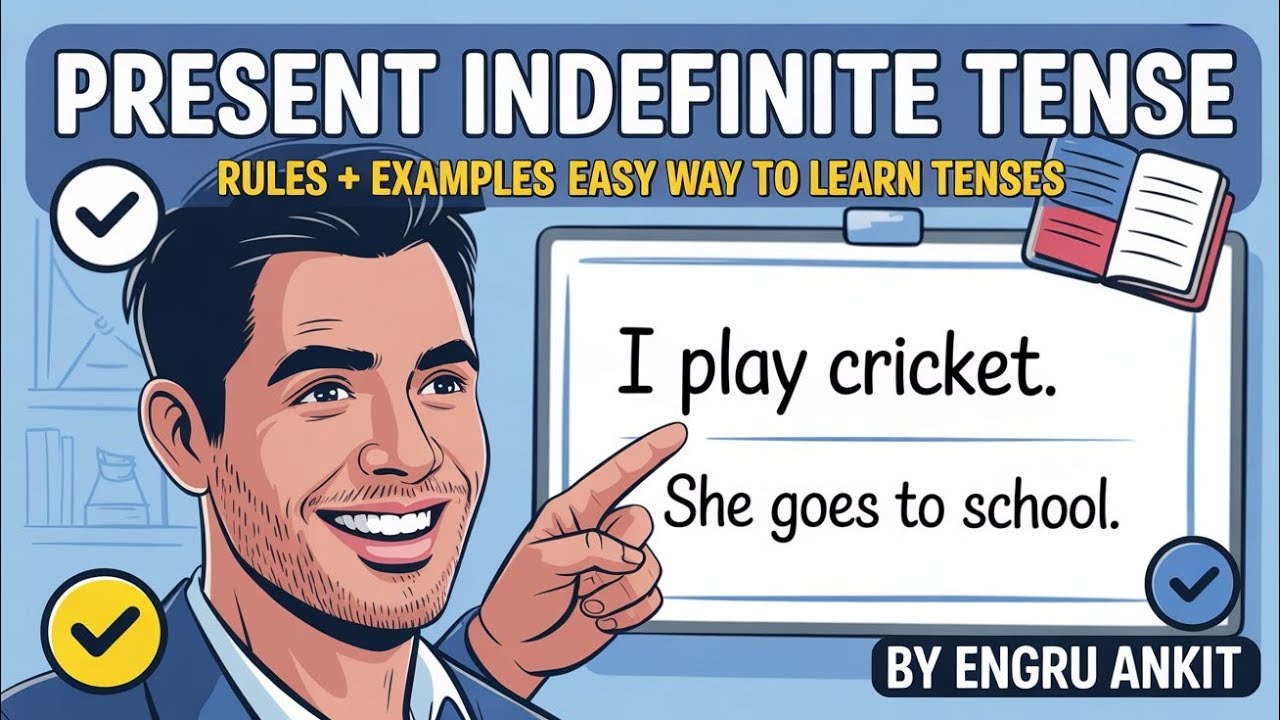 Video 1 What is tense in english grammar | Tense in english grammar with examples | Time and tense