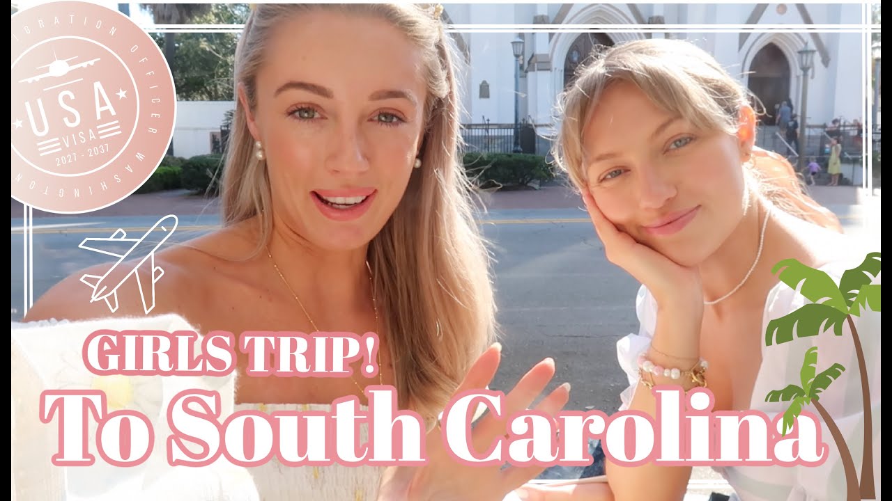 CHARLESTON & SOUTH CAROLINA GIRLS TRIP! 💗 💒 USA ROAD TRIP // Fashion Mumblr Vlogs