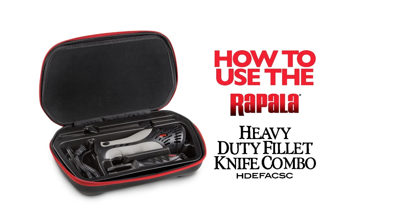 Rapala&reg; Heavy-Duty Electric Fillet Knife Combo