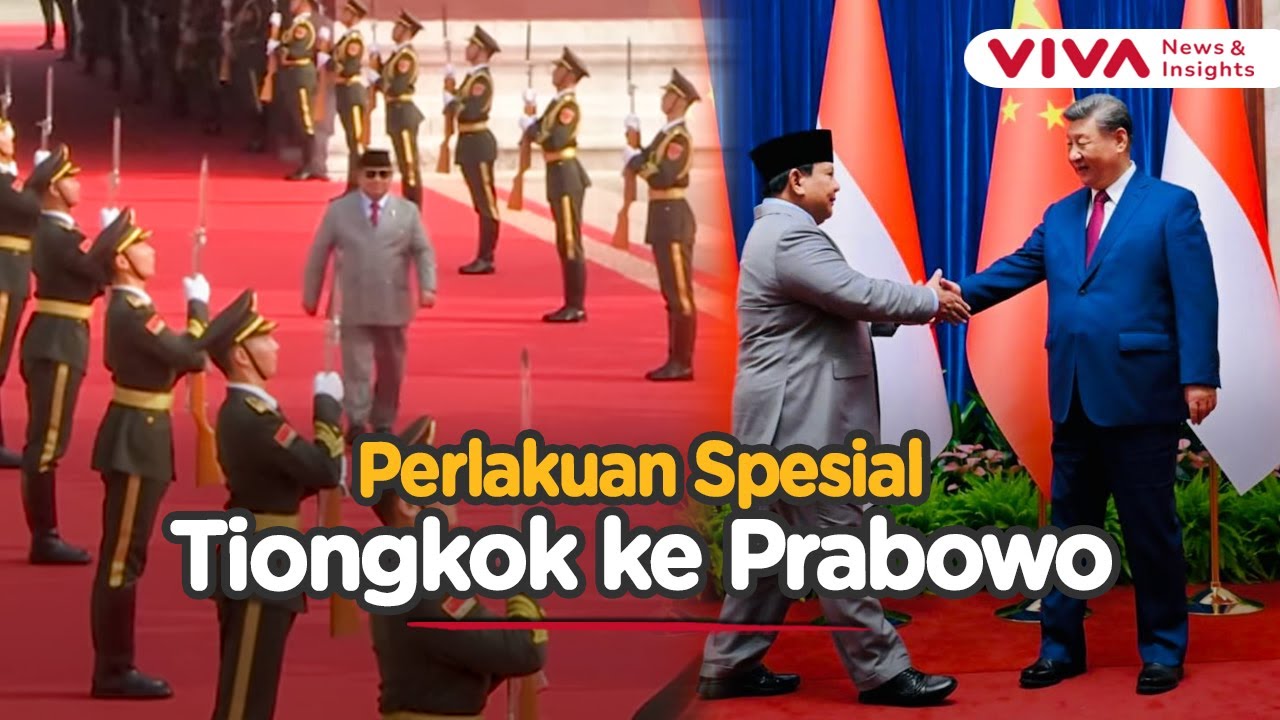 Indonesia Dipandang, Prabowo di Barisan Depan Podium Utama HUT ke-80 Tiongkok