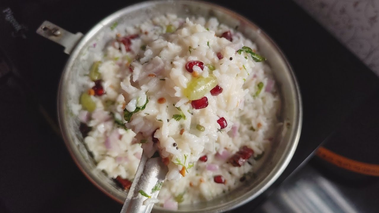 ತಂಪಾದ ಕ್ರೀಮ್ ಮೊಸರನ್ನ ಮಾಡುವವಿಧಾನ/CurdRicerecipe#curdrice#curdrecipe#sumadhurakitchen#ricerecipe#cream