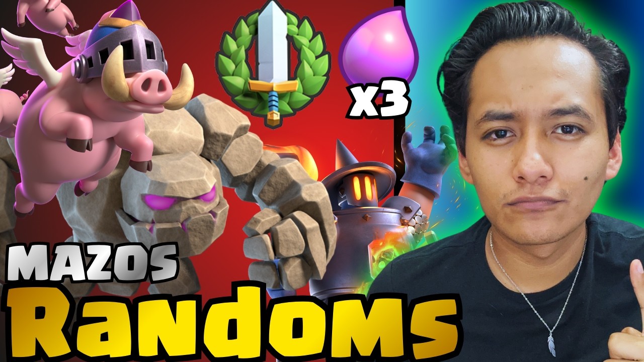 Caos total en Triple Elixir | Clash Royale con subs