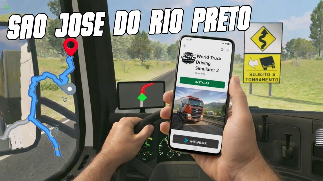 WTDS#376 - SUFOCO NAS CURVAS PERIGOSA DE SÃO JOSÉ DO RIO PRETO VOLVO FH 12 MAIS RODO-TREM BASCULANTE