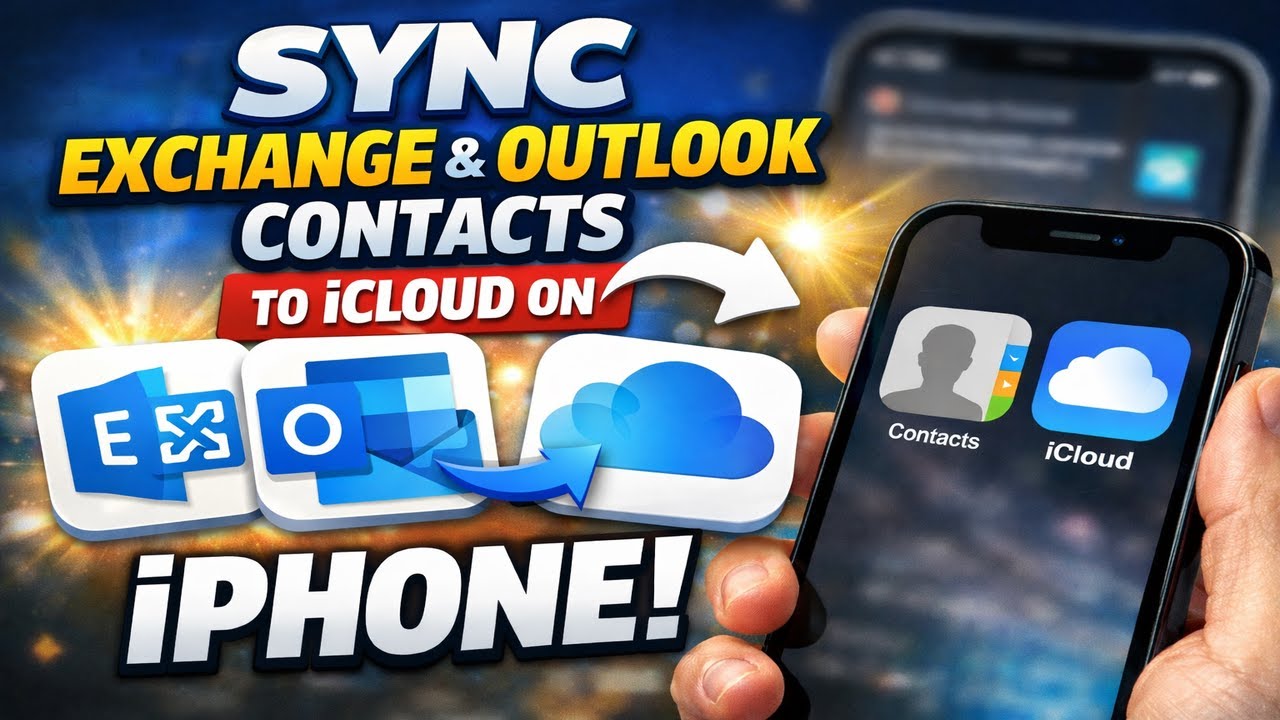 Как синхронизировать контакты Outlook/Exchange с iCloud на iPhone