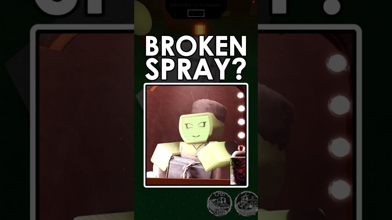 😩 Еще один сломанный спрей на Виронике в Forsaken | #forsaken #roblox