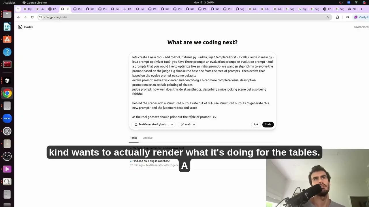 OpenAI Codex Github Agent Review