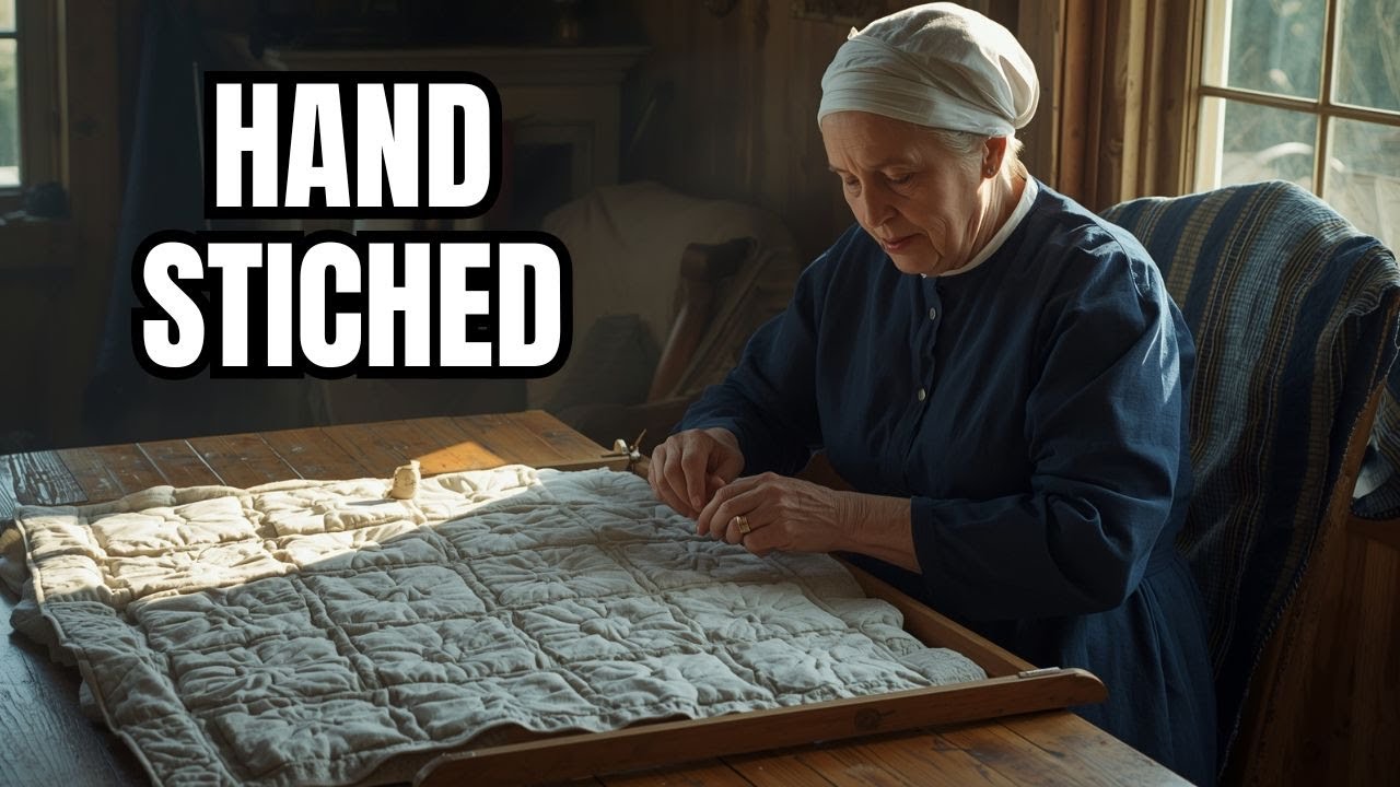 The Clever Amish Technique for Hand-Quilting Without Technology