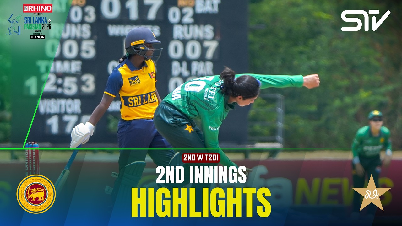 2nd Innings Highlights | Sri Lanka Women vs Pakistan Women | Match 02 | T20I Series 2026 | M9l1K