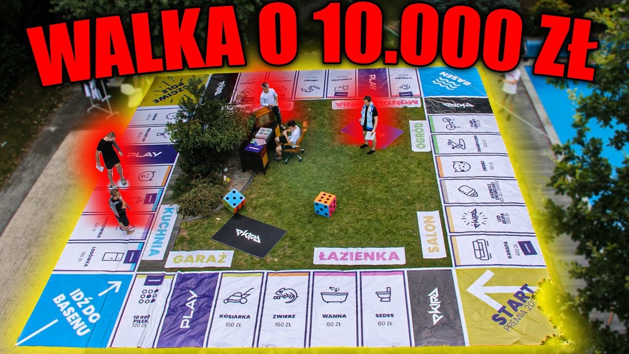 MONOPOLY W PRAWDZIWYM ŻYCIU O 10.000 ZŁ