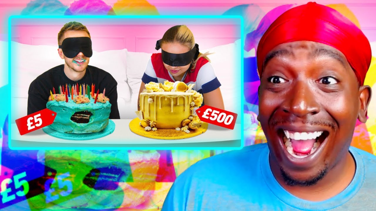 TALIA'S TONGUE IS CRAZY!  CHEAP VS EXPENSIVE TASTE TEST!(REACTION)