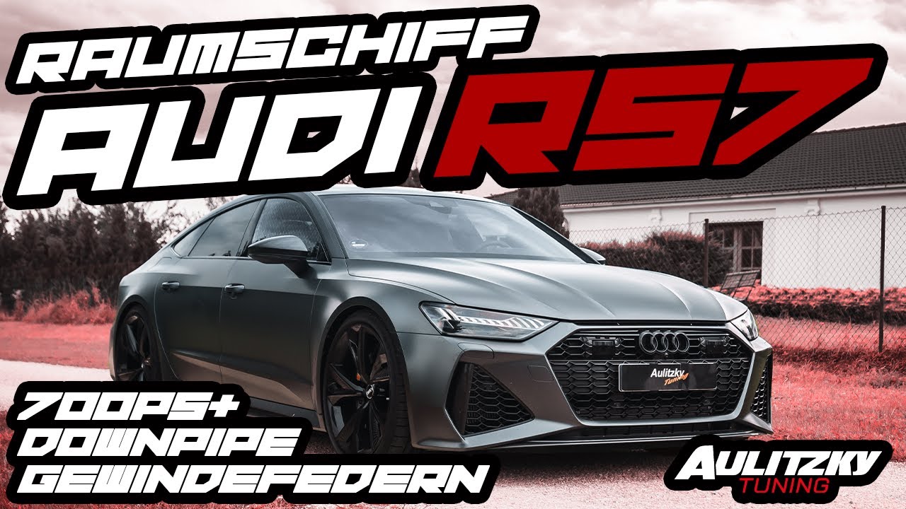 BRUTALER SOUND im Audi RS7 mit über 700PS | Downpipes | Gewindefedern und Software - Aulitzky Tuning