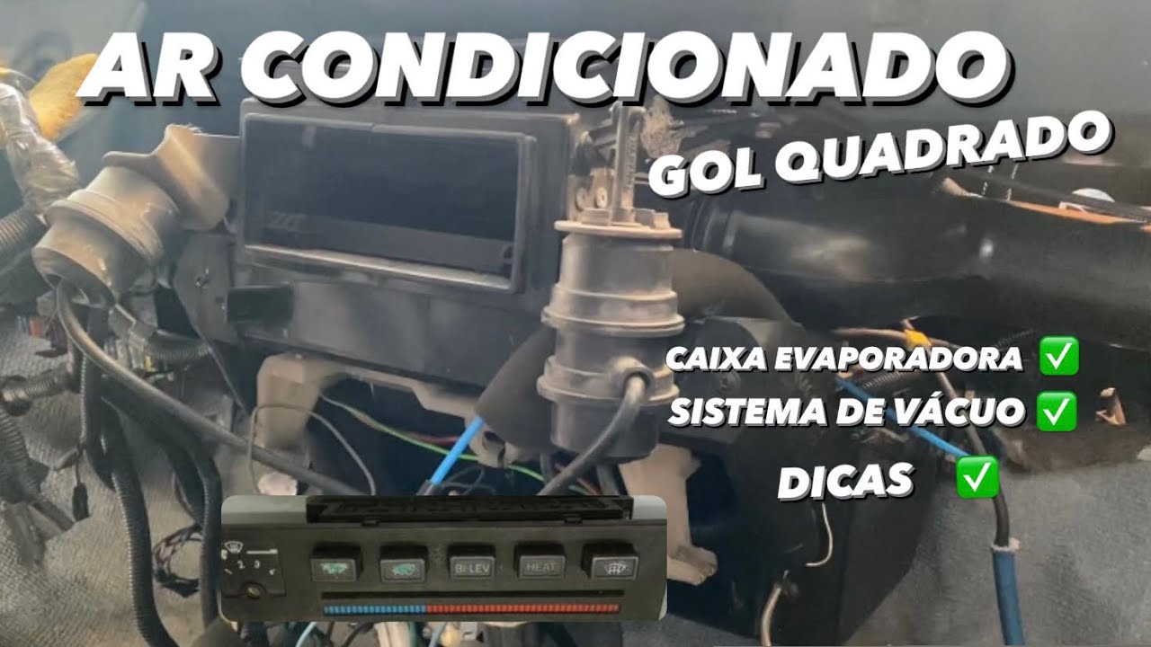 CAIXA EVAPORADORA - AR CONDICIONADO GOL QUADRADO