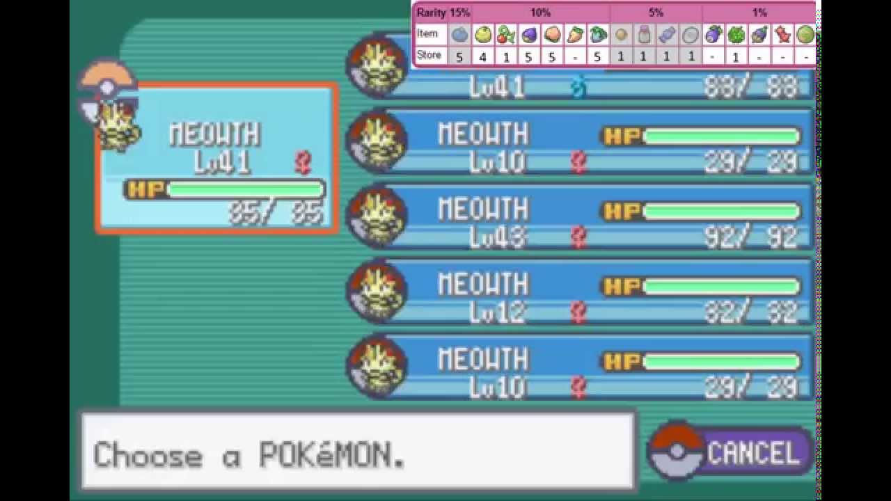 Pickup Ability - Pokemon FR & LG