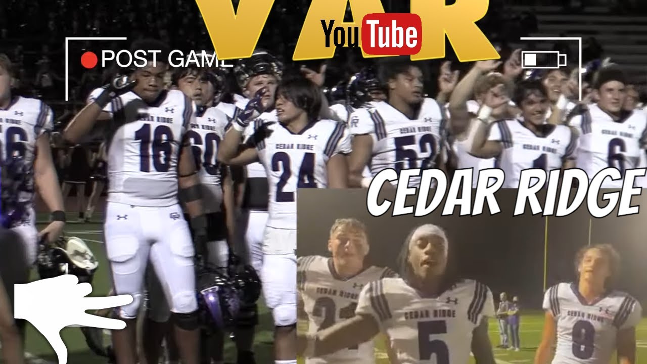🏈 MIXTAPE | Cedar Ridge vs Round Rock #texashighschoolfootball