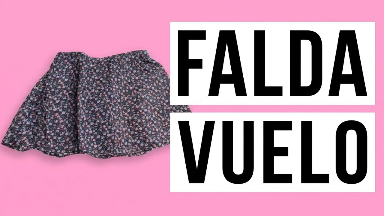 Cómo hacer una falda vuelo
