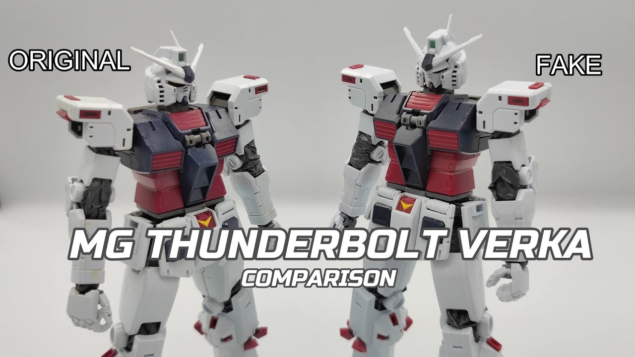 [COMPARISON] DABAN 6654 - MG THUNDERBOLT VERKA vs BANDAI