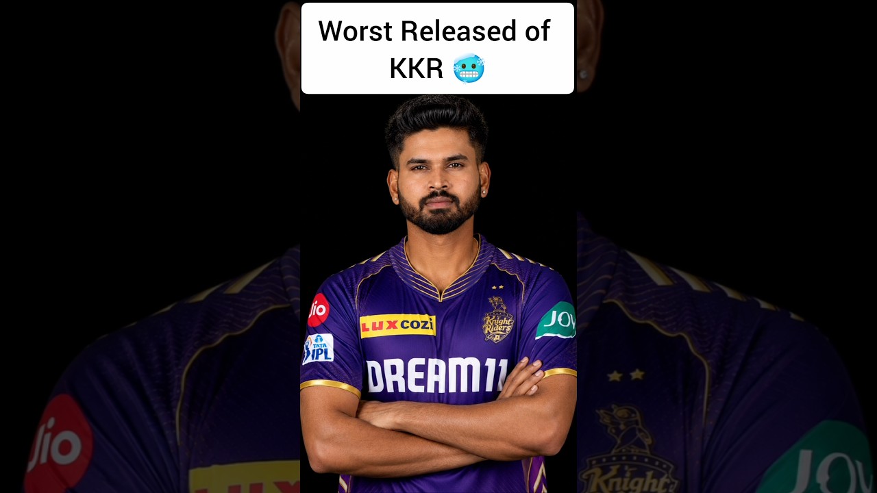 Worst Released of KKR 🥶 #cricket #youtubeshorts #ipl #kkr